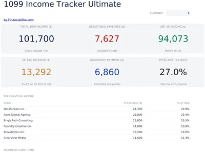 1099 Income Tracker Ultimate preview