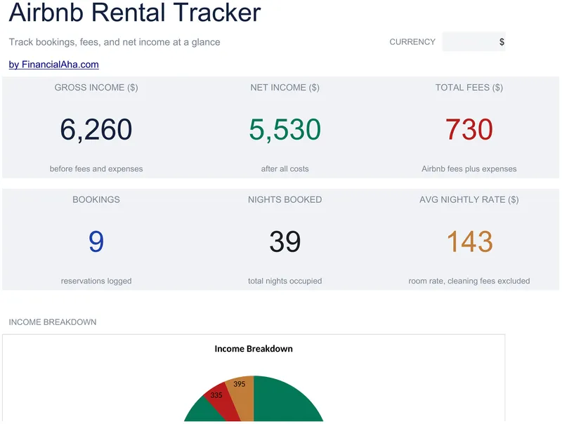 Airbnb Rental Tracker preview