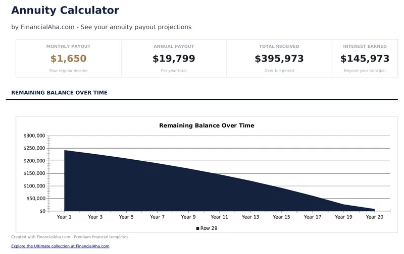 Annuity Calculator preview