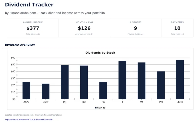 Dividend Tracker preview