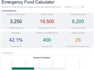 Emergency Fund Calculator preview