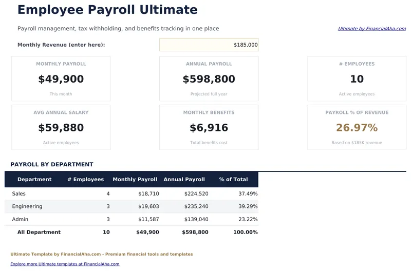 Employee Payroll Ultimate preview