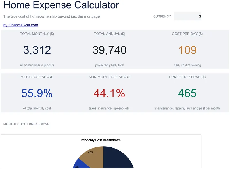 Home Expense Calculator preview