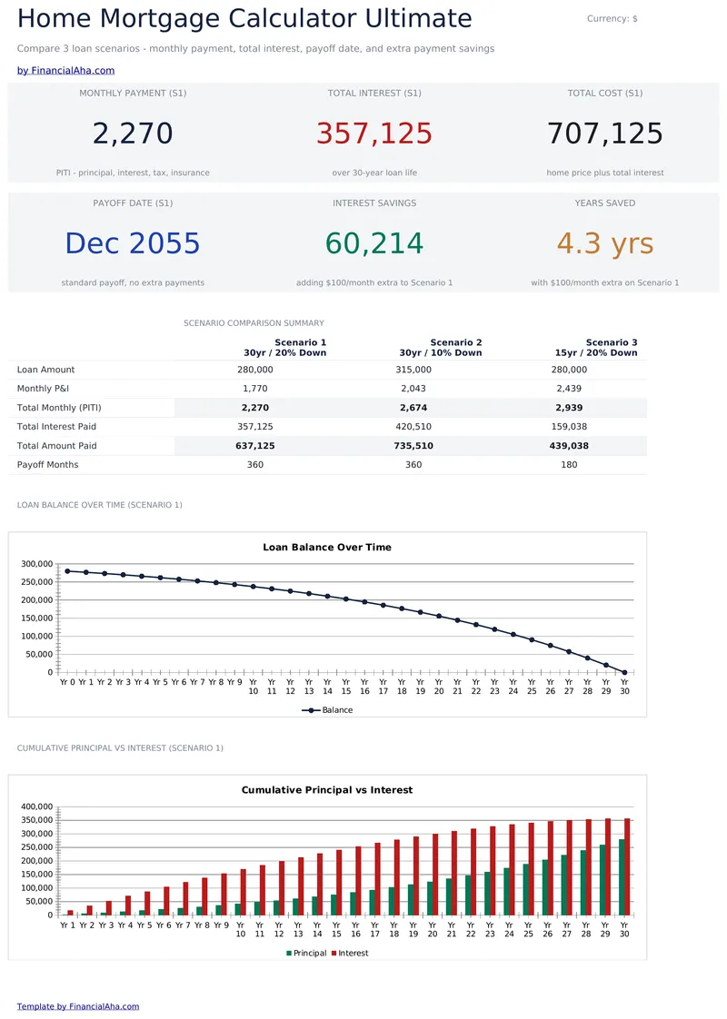 Home Mortgage Calculator Ultimate preview