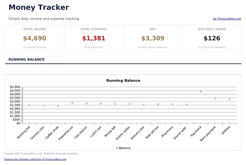 Money Tracker preview