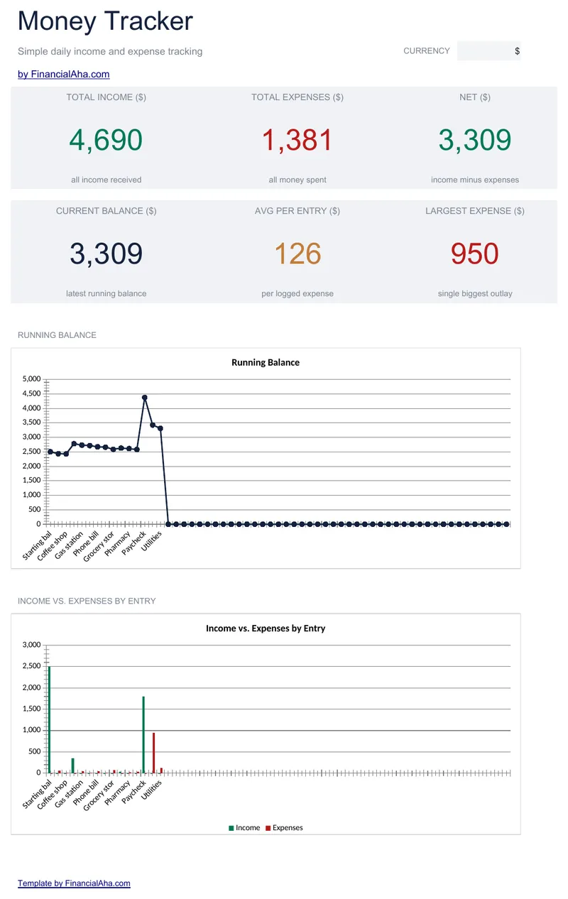 Money Tracker preview