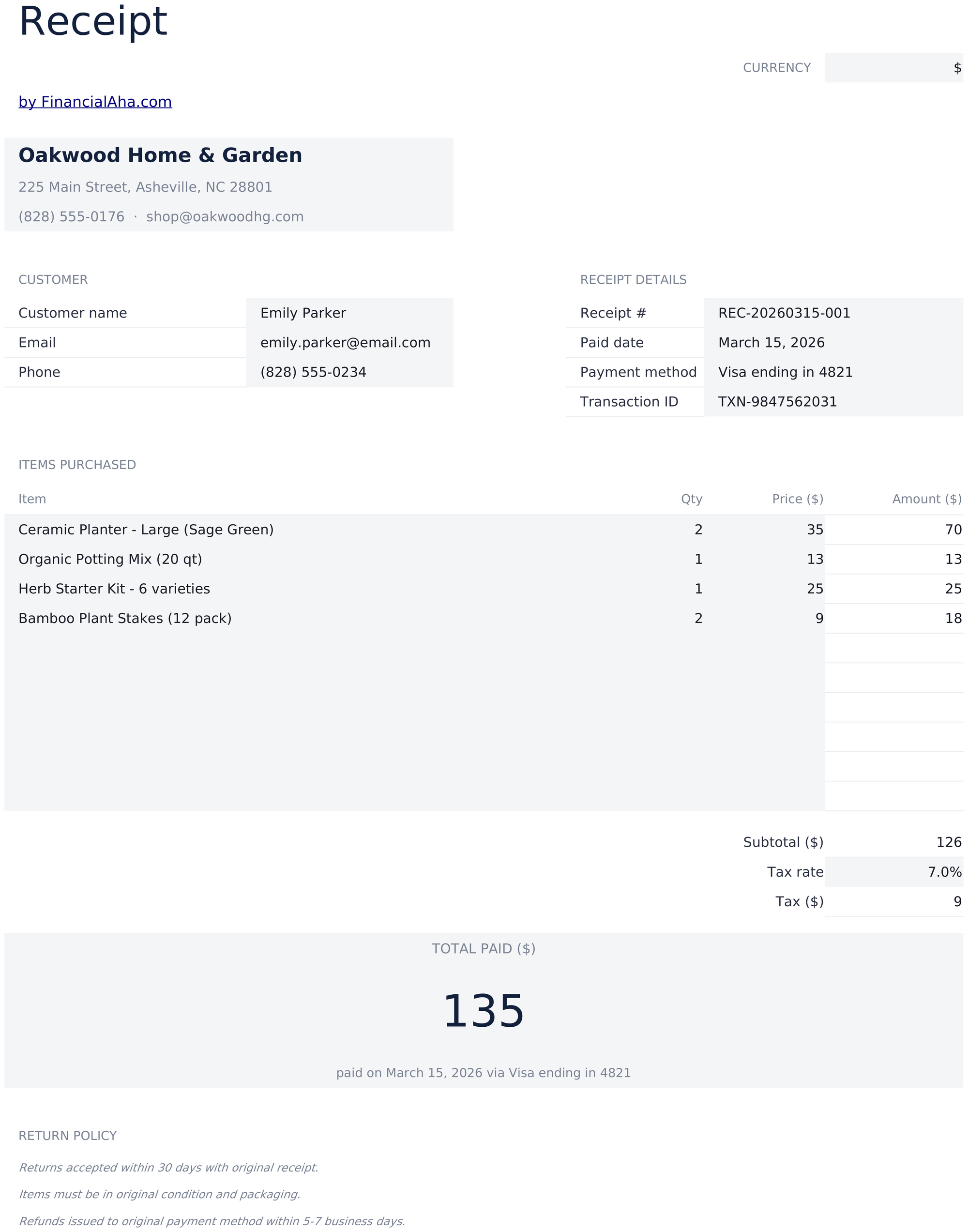 Essentials template preview