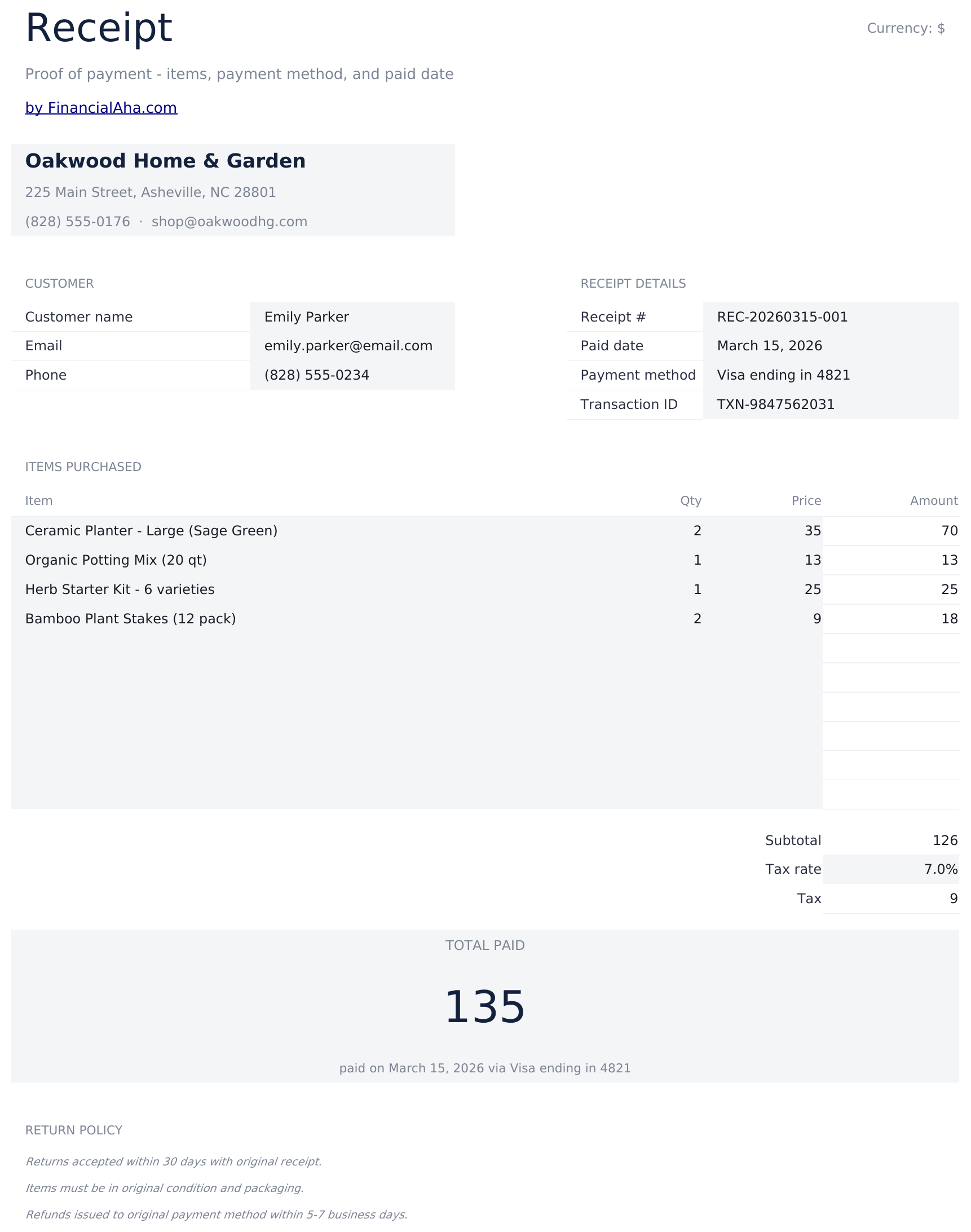Essentials template preview