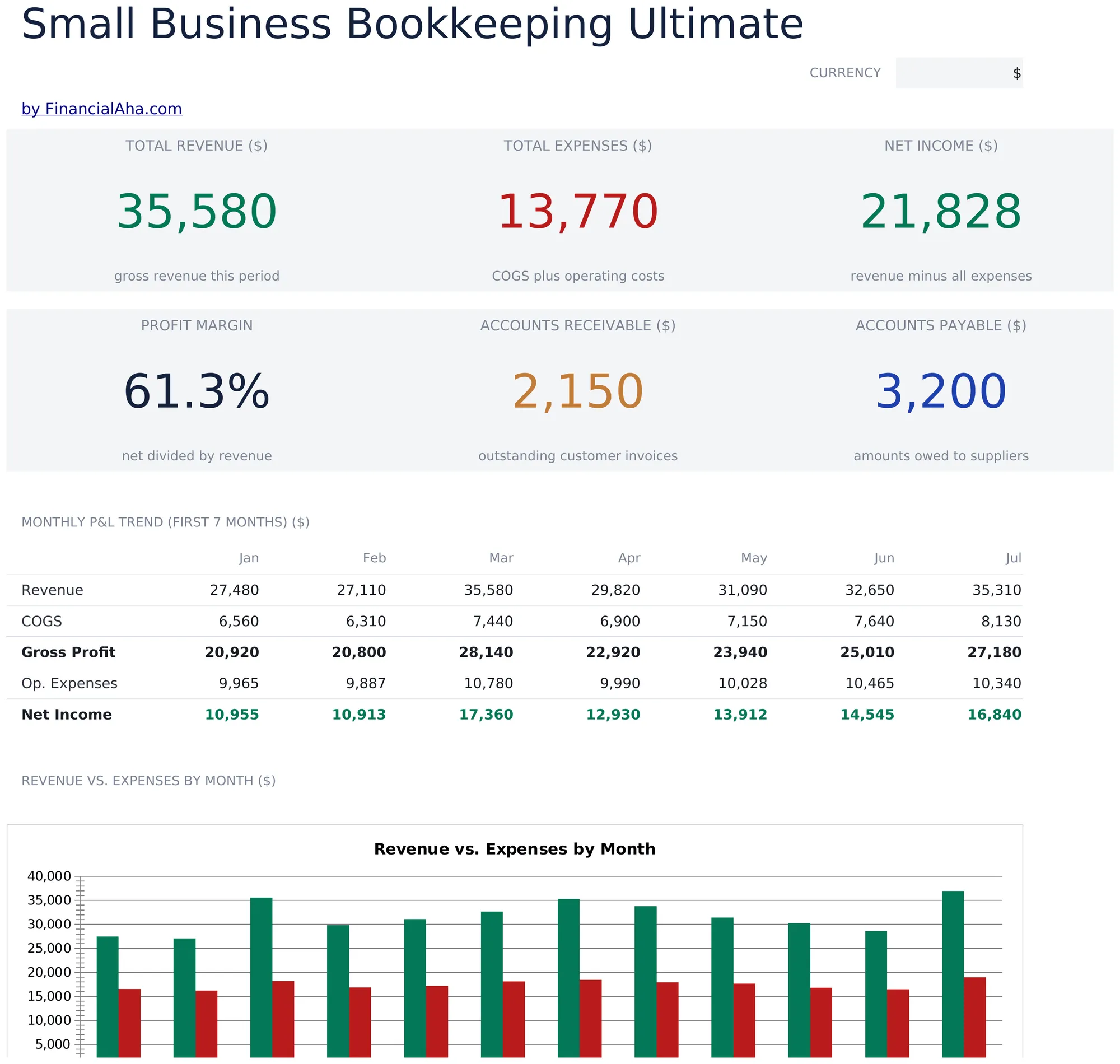 Small Business Bookkeeping Ultimate preview