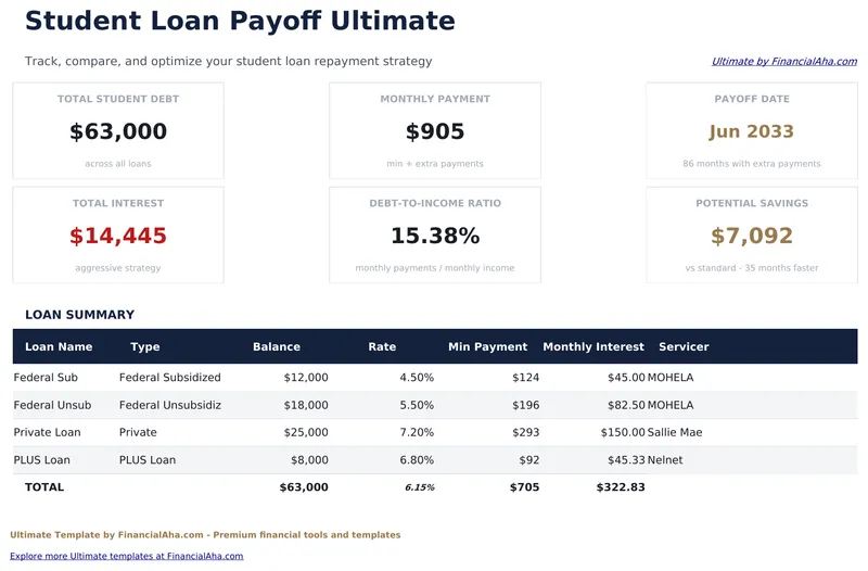 Student Loan Payoff Ultimate preview