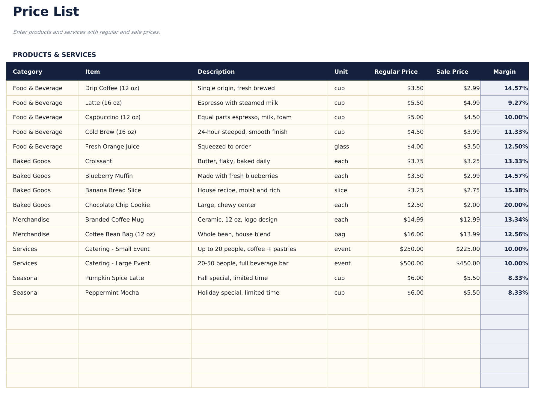 Price List Template - Price List